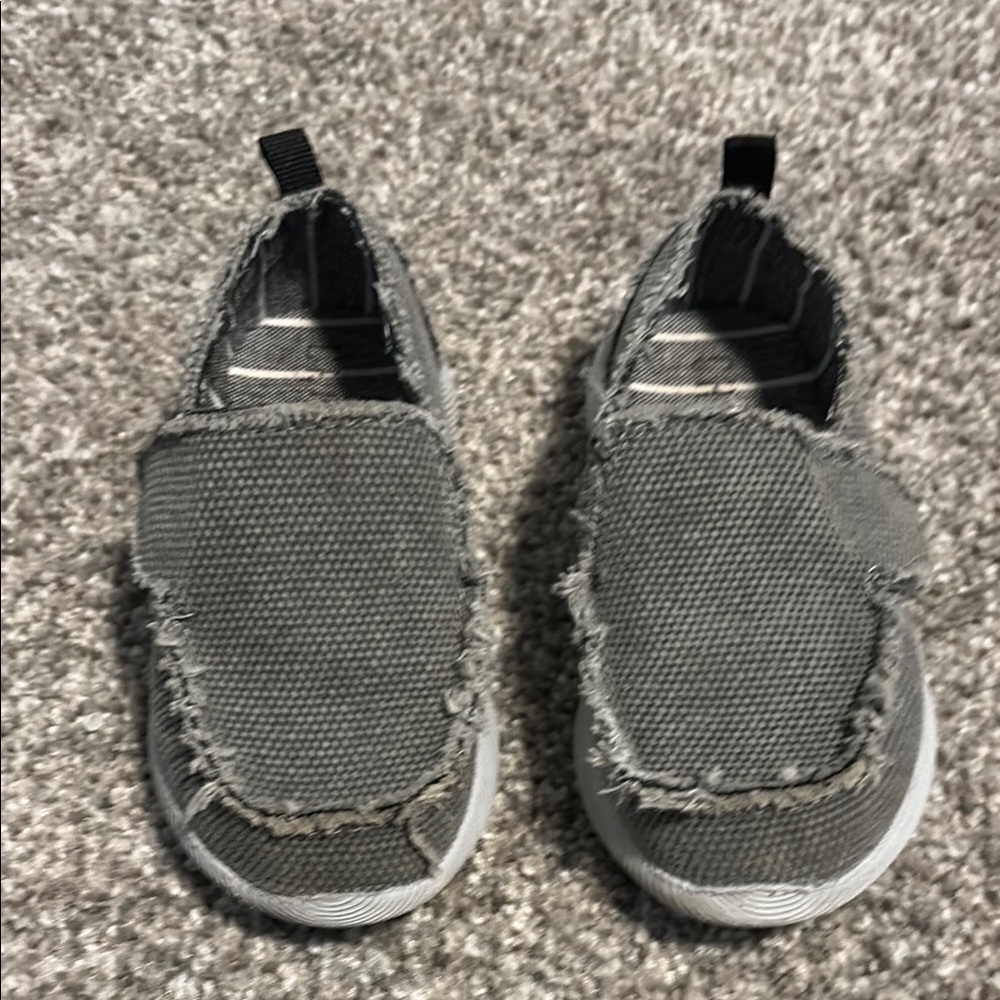 Gray Kids Slip-On Shoes